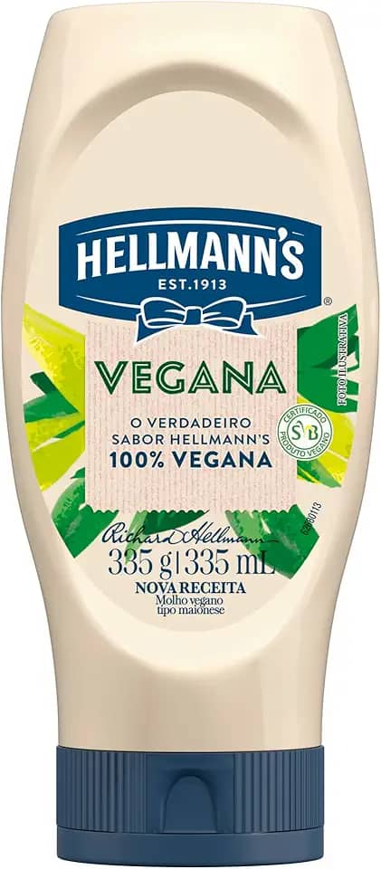 Hellmann´s Maionese Vegana Squeeze 335G