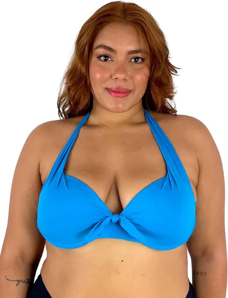 Biquíni Plus Size Parte De Cima Reforçado Com Bojo Biquini Feminino Proteção UV50+ Importado Acabamento Premium