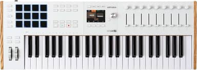 ARTURIA Keylab 49 Mk3 Branco — Controlador De Teclado Usb Midi De 49 Teclas Com Software Analog Lab Pro Incluído