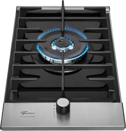 FISCHER COOKTOP À GÁS 1 BOCAS TRIPLA CHAMA PLATINIUM MESA VIDRO PRETO 33790-92104