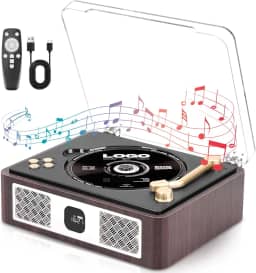 CD Player Portatil, Aparelho de Som Com CD, Alto-Falantes Duplos Integrados, 3600 Mah, Toca-Discos Retrô, Pode Copiar Músicas de CD para Um Pen Drive USB