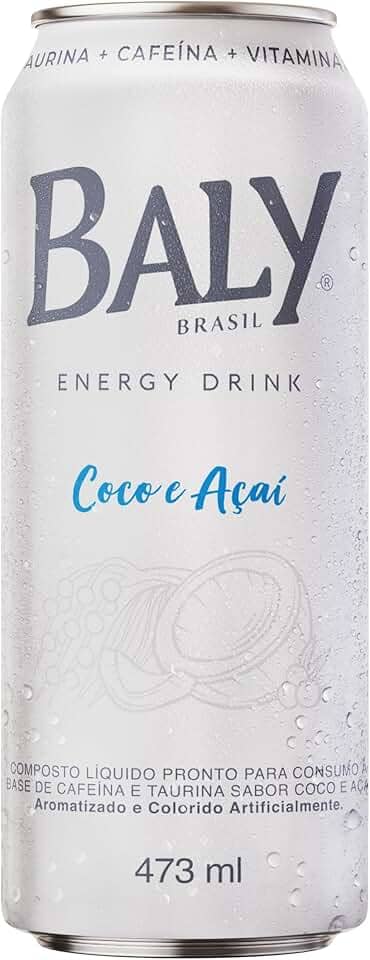 Baly Energético Coco e Açai 473Ml 1 unidade