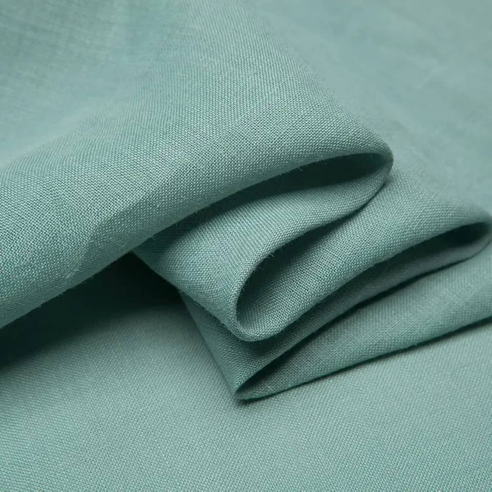 Tecido 100% Ramie/Linho de Cor Sólida para Vestido e Blusa 144,8 cm de Largura Artesanato por Yard (#9)