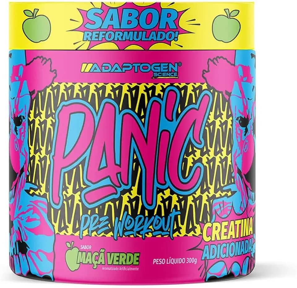Adaptogen Panic Pré Workout Maça Verde 300G