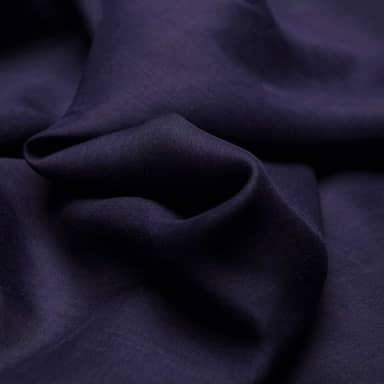 Tecido liso de verão fino puro rami e linho para camisa, vestido, 53/137 cm de largura, artesanato por jarda (cor 7 roxo)