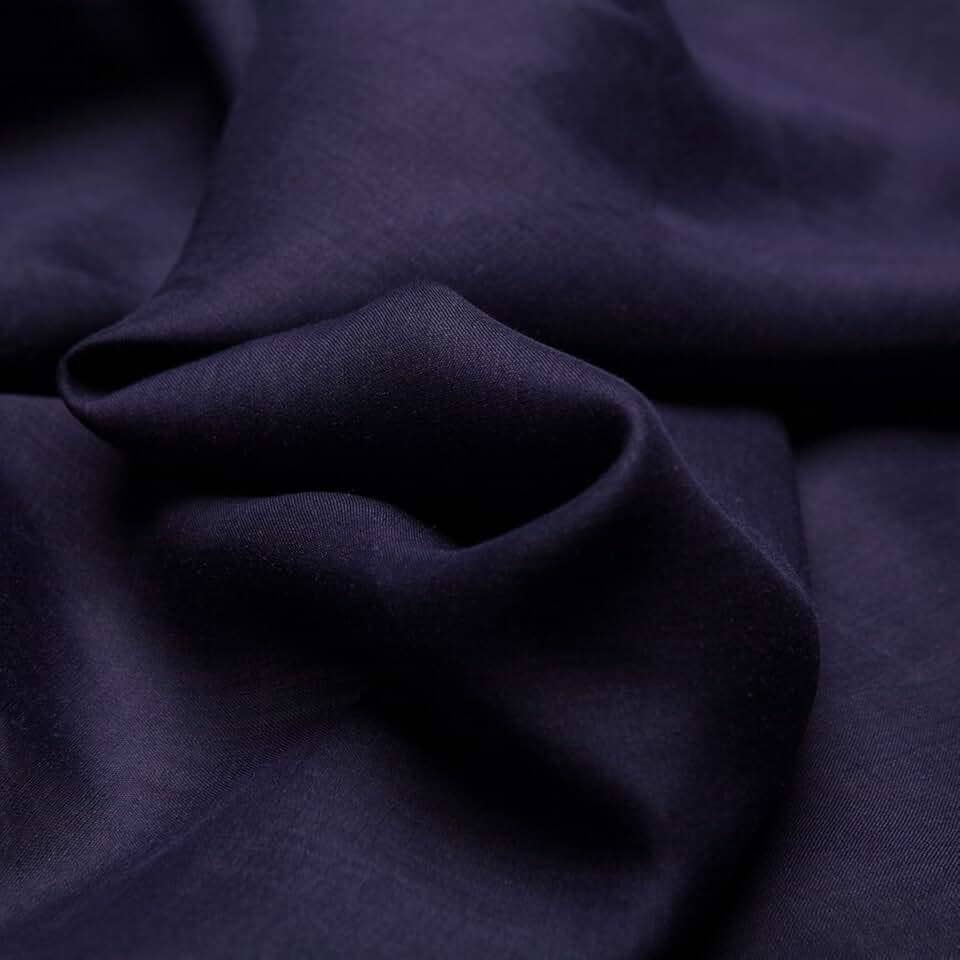 Tecido liso de verão fino puro rami e linho para camisa, vestido, 53/137 cm de largura, artesanato por jarda (cor 7 roxo)