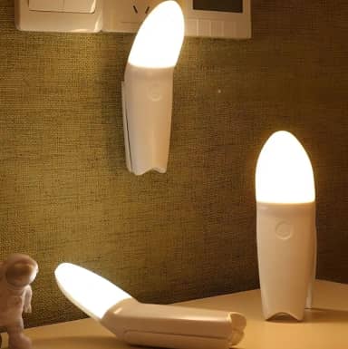 Abajur Portátil de Cabeceira LED Touch Dimerizável - Luz Amarela, Dimmer Touch, USB-C, Magnética com Fixação Ímã/Fita 3M Inclusos para Quarto do Bebê, Leitura, Descanso Ocular e Lanterna