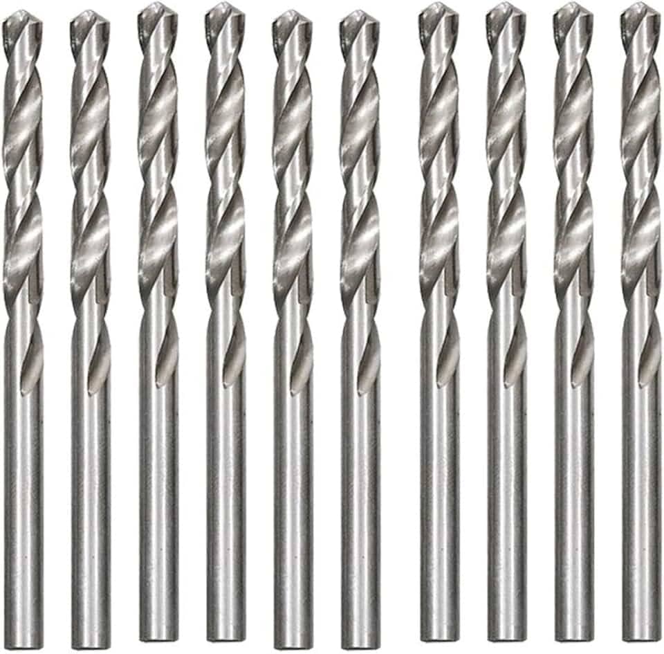 Mtx Broca De Aço Rápido 3 Mm Kit Com 10 Peças Para Metais