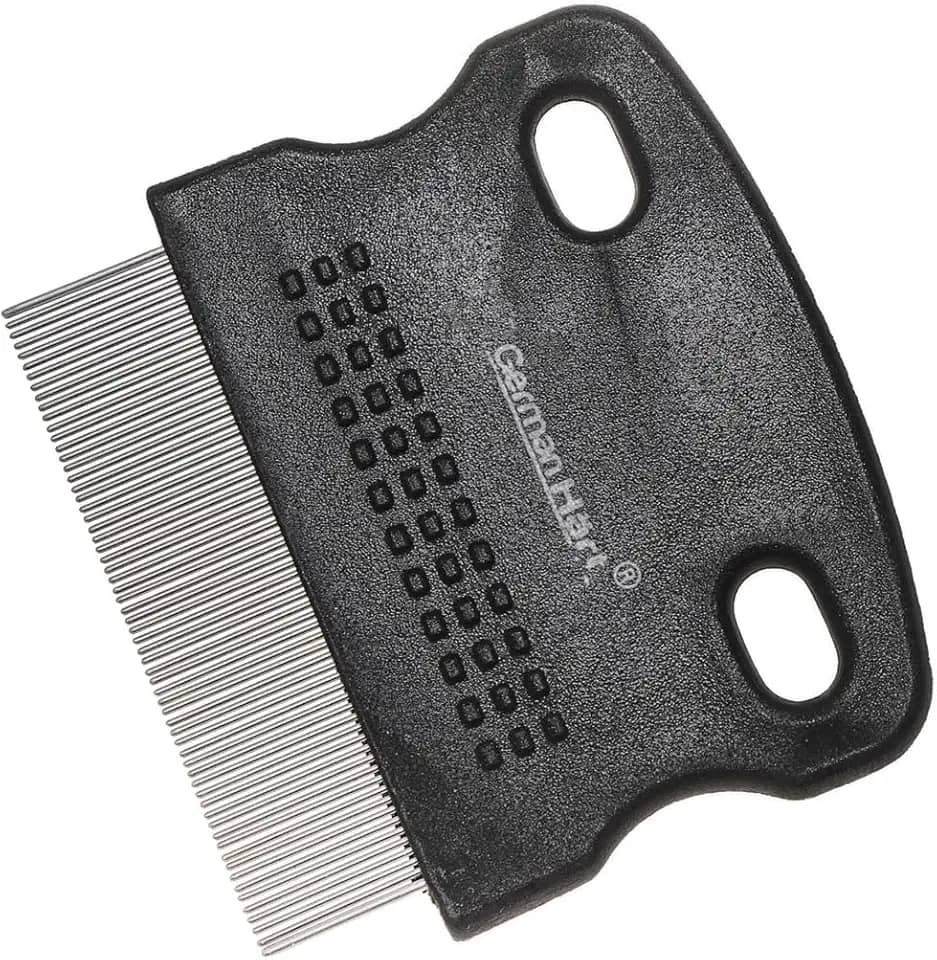 GermanHart Pente Anti-Pulga, Preto