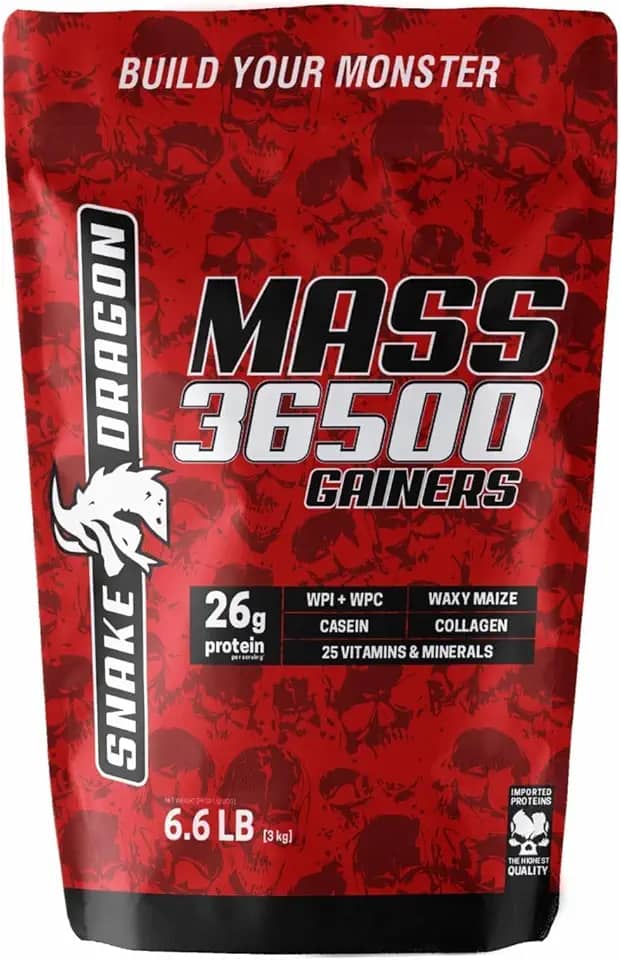 Hipercalorico Refil 3Kg Mass 36500 Gainers Whey Isolado Concentrado