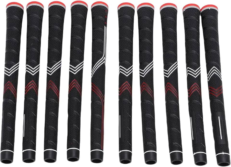 GOWENIC Masculino Feminino 10 Unidades de Punhos de Clube Peças de Borracha Antiderrapantes de Reposição para Controle Firme Esportes Ao Ar Livre