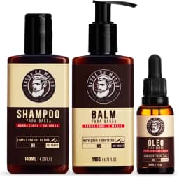 Kit para Barba Shampoo Balm e Óleo Ice Forest - Barba de Macho