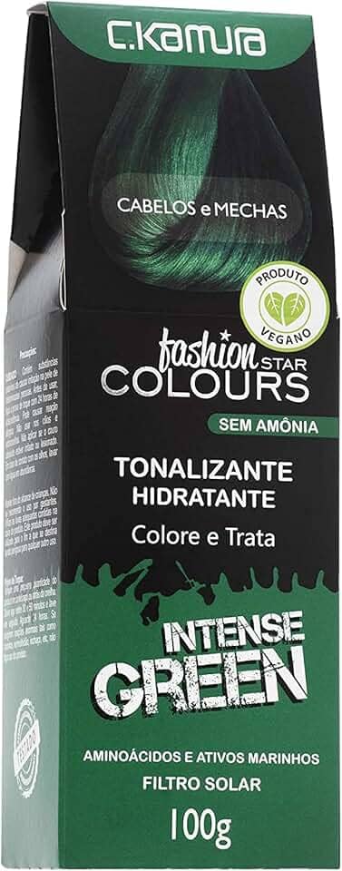 Tonalizante Fashion Star Colours Intense Green, C.Kamura