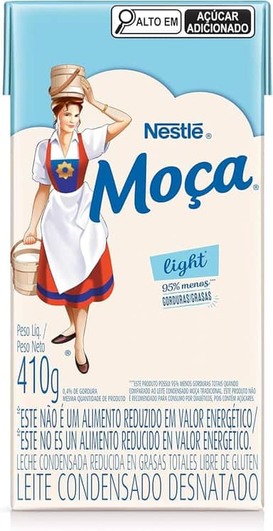 Moça Leite Condensado Light 410G