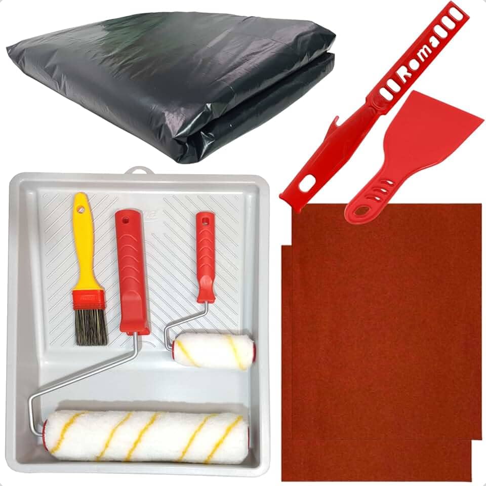 kit rolo de pintura parede profissional completo para parede sem respingo