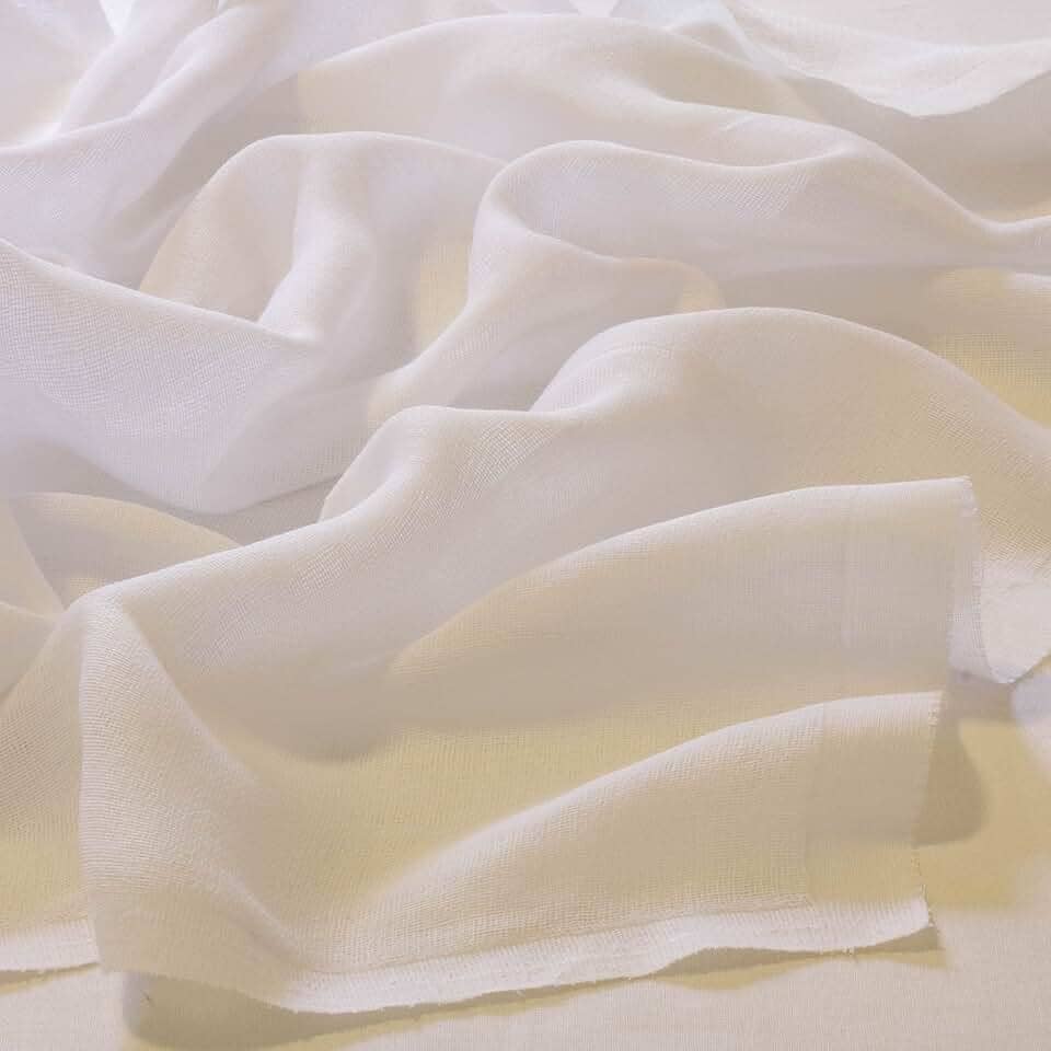 Kit 6 Fralda De Pano Lisa Dohler 70x70cm 100% Algodão Branca