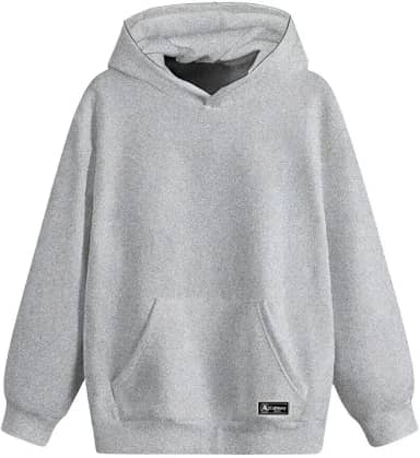 Blusão Moletom Canguru Infantil Liso Básico com Capuz e Bolso