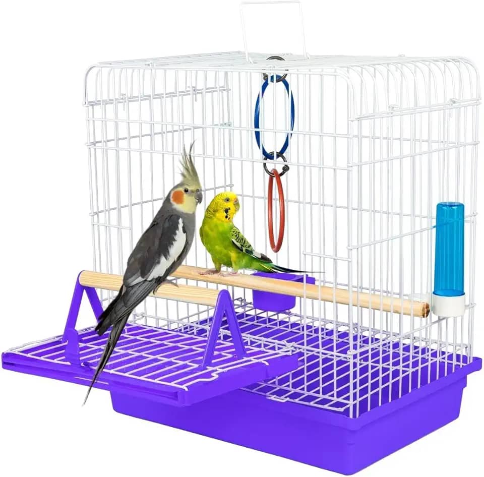 JEL PLAST GAIOLA CALOPSITA JÚNIOR - LILÁS,PEQUENO