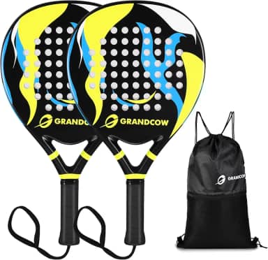 Raquete Padel de fibra de carbono Power Lite Pop Tennis Paddle Raquetes de Padel