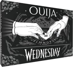 Ouija: Wednesday | Inspired by The Popular Original Series Wednesday | Collectible Classic Ouija Board Game | Officially Licensed Game and Merchandise | Glow in The Dark Board | 2-6 Players, Ages 8+