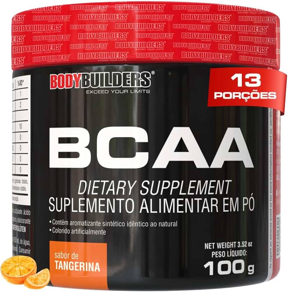 BCAA 4,5g Tangerina 100g - Bodybuilders