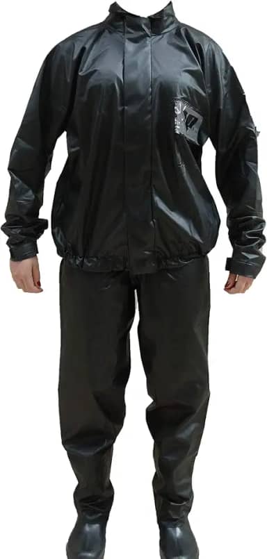 Capa De Chuva Para Motoqueiro Blusa E Calça Pvc Impermeavel Unissex Pantaneiro M
