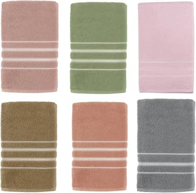 Kit 2 Toalha De Rosto Felpudo Teka 100% Algodão Macia Seca Rapido (Rosa Cha)