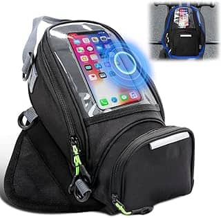 Bolsa Impermeável para Tanque de Combustível, Bolsa Universal para Tanque de Combustível, Bolsa para Tanque de Motor de Motocicleta, Bolsa de Tanque para Motocicleta com Ímã, Preto
