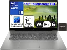 HP Laptop Empresarial Envy 17 2023 Com Tela Sensível Ao Toque Fhd De 17,3', Intel I5-13500H 14 Núcleos 13ª Geração (Beat I7-12650H), 32 Gb Ram Ddr4, Ssd Pcie 1 Tb, Wi-Fi 6E, Bluetooth 5.3, Teclado R