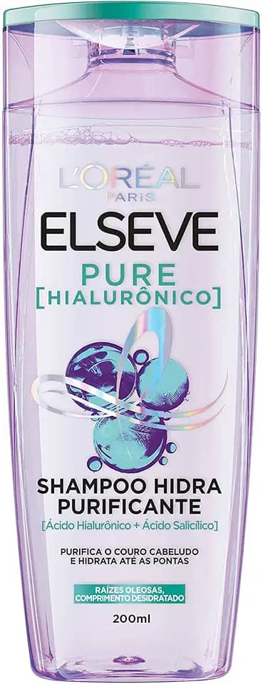 Elseve Haircare Shampoo L'Oréal Paris Elseve Pure Hialurônico 200Ml