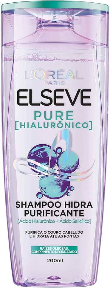 Elseve Haircare Shampoo L'Oréal Paris Elseve Pure Hialurônico 200Ml