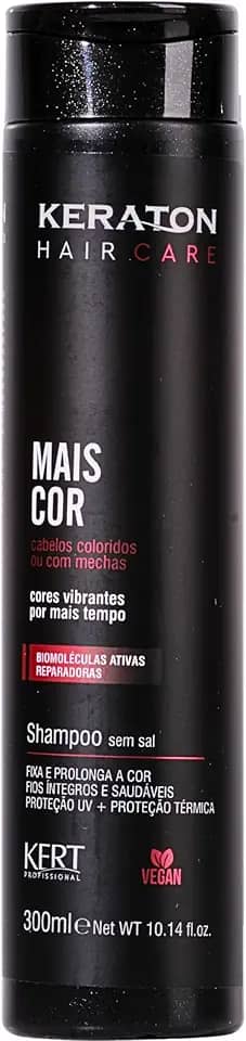 Keraton Shampoo Mais Cor Hair Care 300Ml Preto