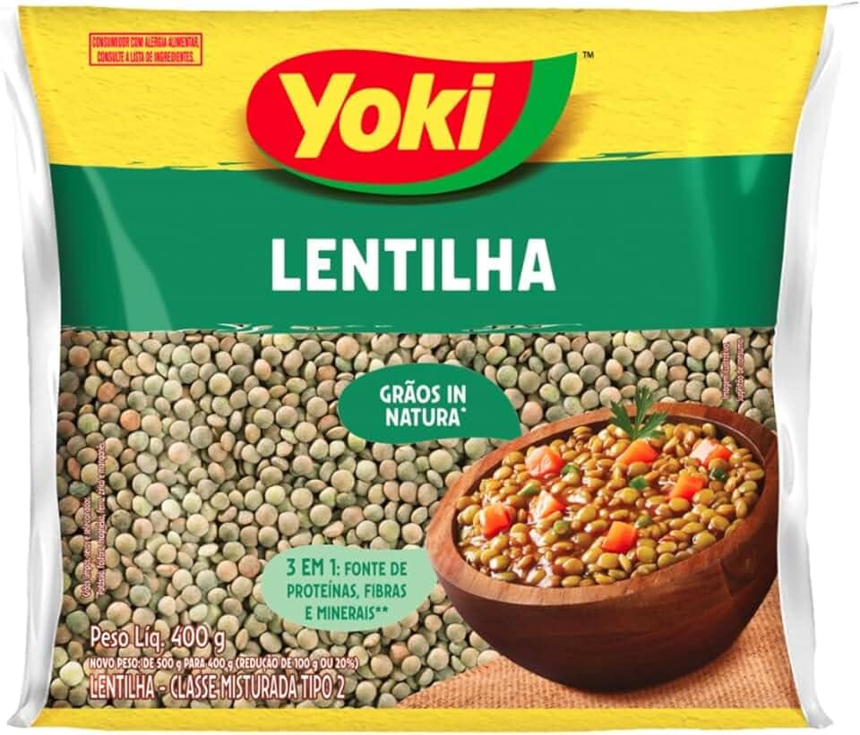 Lentilha Tipo 2 Yoki Pacote 400g