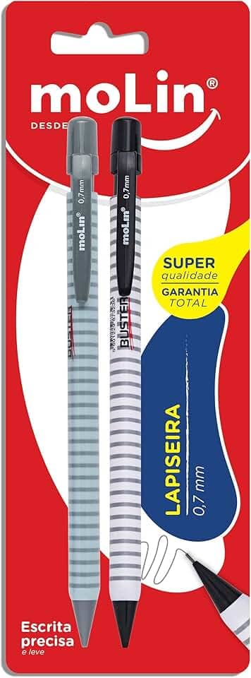 Lapiseira Molin Buster 0,7mm - Bt. c/ 2