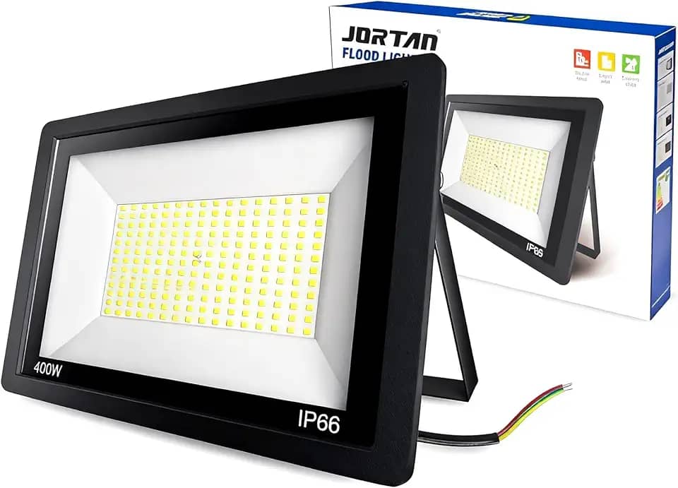 Refletor LED Externo 400W 6500K IP66 Bivolt Iluminação para Fachada, Jardim e Área Comercial Alumínio à Prova D’água e Econômico