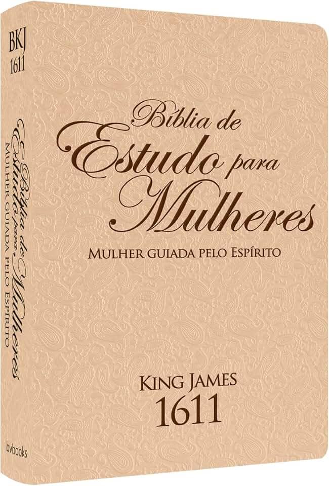 BÍBLIA DE ESTUDO-MULHERES GUIADAS PELO ESPÍRITO-ROSÈ PEACHMARROM