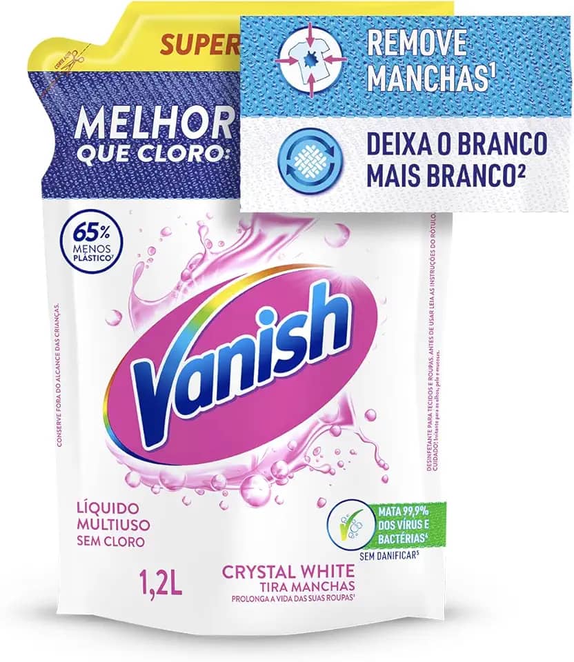 tira manchas vanish gel white 1,2l sache