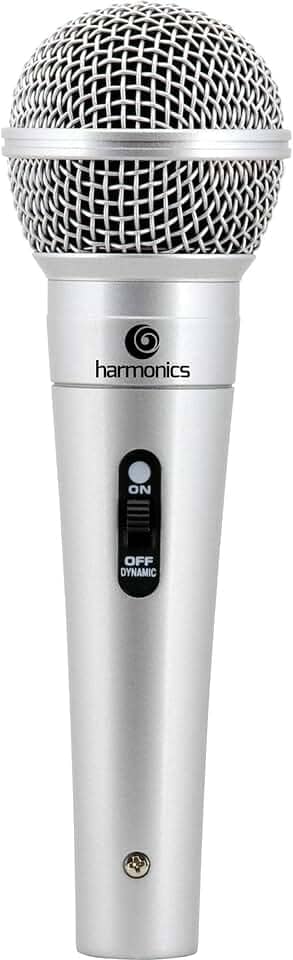 Microfone Dinâmico Supercardióide Cabo 4, 5M Mdc201 Prata Harmonics, Harmonics, Mdc201