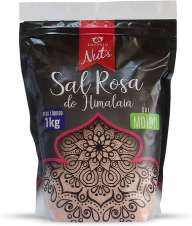 Sal Rosa do Himalaia Fino 1000g - Empório Nut's