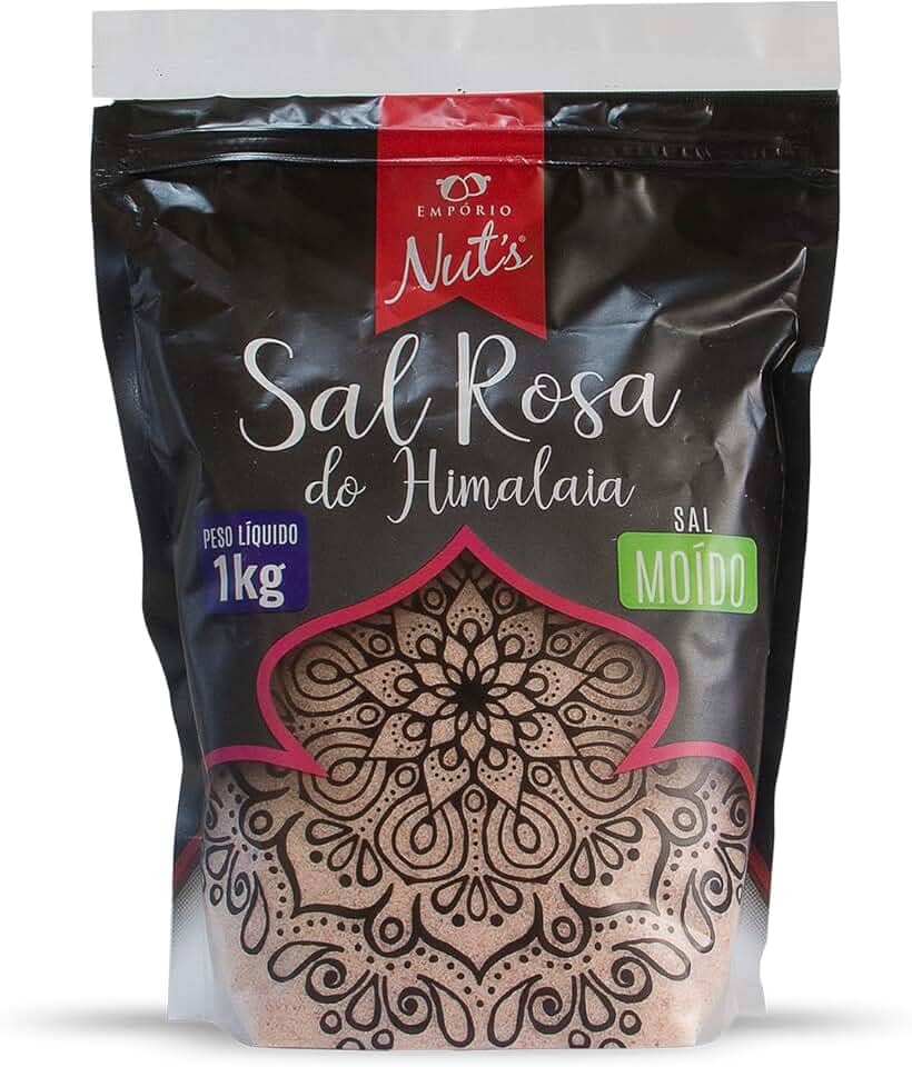 Sal Rosa do Himalaia Fino 1000g - Empório Nut's