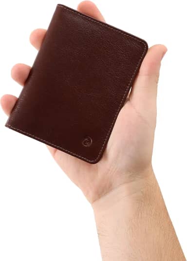 Carteira Masculina Couro Legítimo Proteção RFID RG CNH Cartões Notas Couro50 620