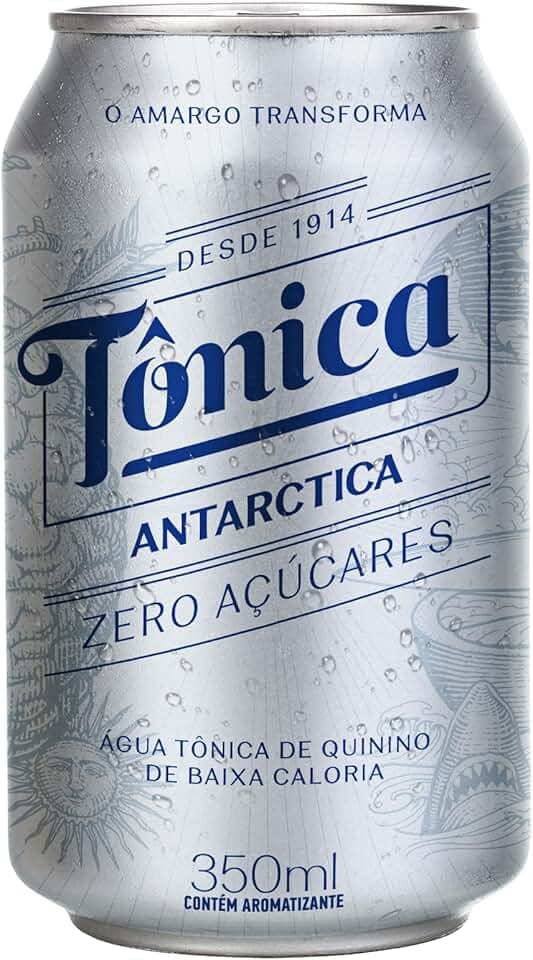 Tônica Antarctica - Água Tônica, Zero Açúcar, Lata 350ML