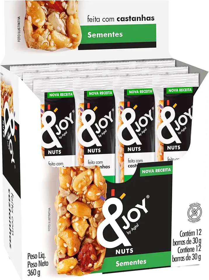 Enjoy Barra Mixed Sementes 30 G 12 Unidades