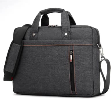 Maleta Executiva para Notebook de Até 15.6 Polegadas - Modelo Expansível até 12cm, Resistente a Riscos, Material Premium, Bolso Frontal, Alça Lateral Ajustável, Ferragens Cromadas - Grafite - BANGE