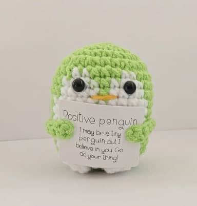 Presentes positivos engraçados - adorável com cartão de incentivo, decoração de casa divertida para sala de estar, escritório, prateleira, presentes inspiradores para amigos, filhos, colegas de