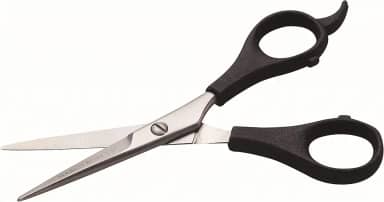 Marco Boni Tesoura Profissional Fio Laser P/ Corte Cabelo 5.5'' Cabo Plástico Aço Inox 1705 Preto 1 Unidade