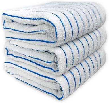 Kit 03 Toalha de Banho Grossa Praia Hotel 440g/m² Costura Dupla Reforçada