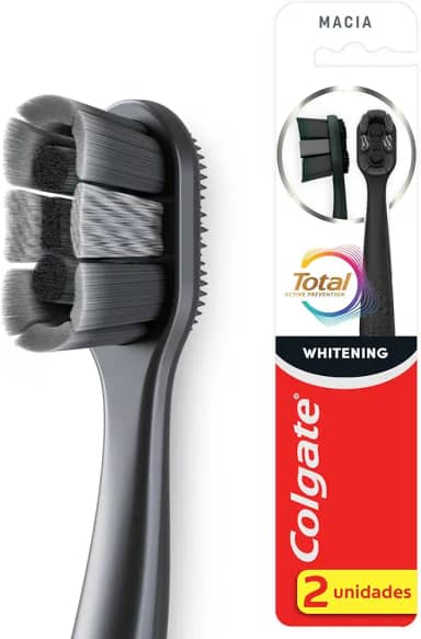 Escova de Dente Colgate Total Whitening 2 unidades