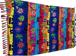 Canga de Praia Grande Feminino Brasil Colorida