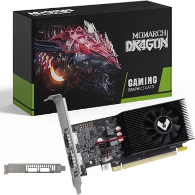 MOUGOL Placa de vídeo AMD Radeon R7 350 com memória 4G 128Bit GDDR3 equipada com PCI Express*16 2 x placa de vídeo HDMI para trabalho de escritório e jogos